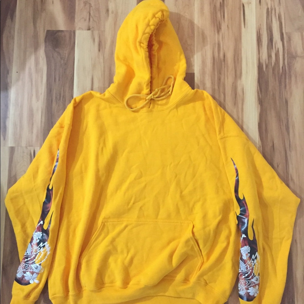 Yellow Detache Hoodie
